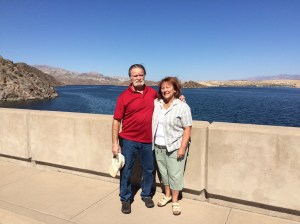 Steve and Donna at Davis Dam, Laughlin, NV