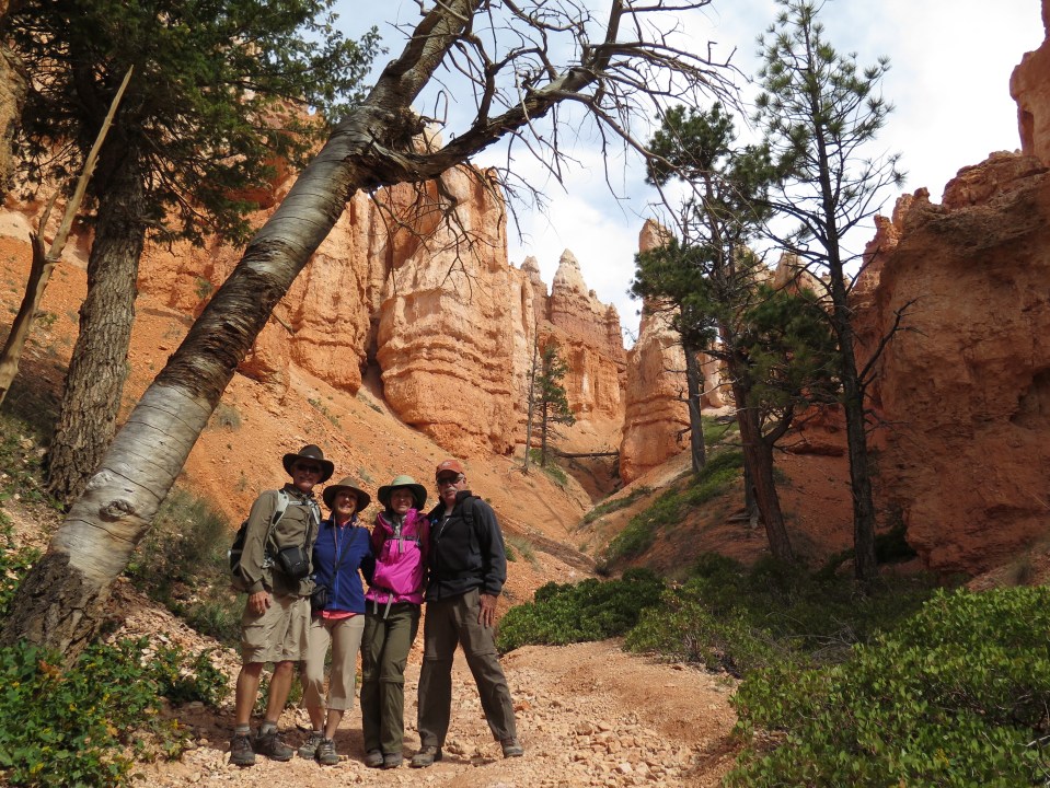 Bryce NP, Walt, Judy, Ann, Bruce