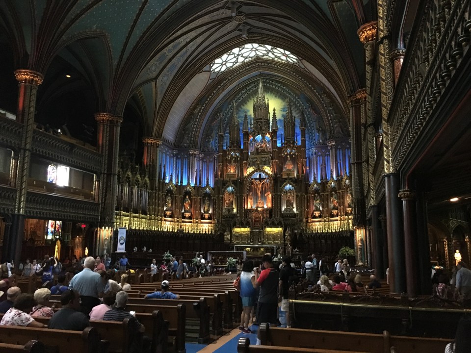 Norte-Dame Basilica, Montreal, Canada