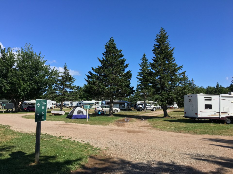 Broad Cove Campground, Cape Breton, Canada