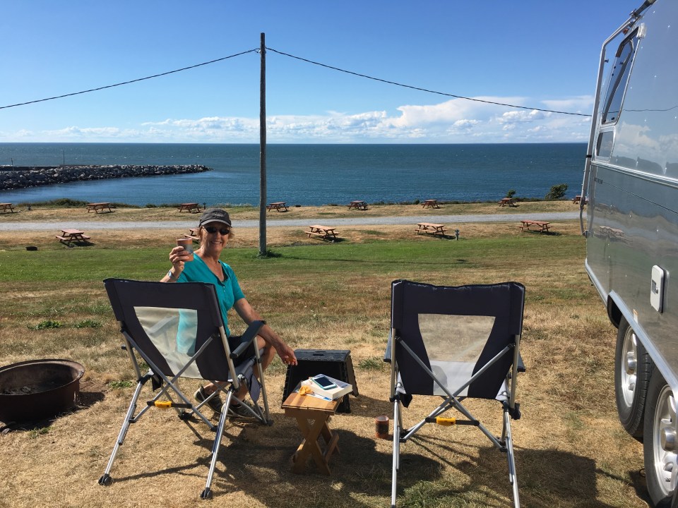 Parkers Cove, Annapolis Royal, Nova Scotia - campsite