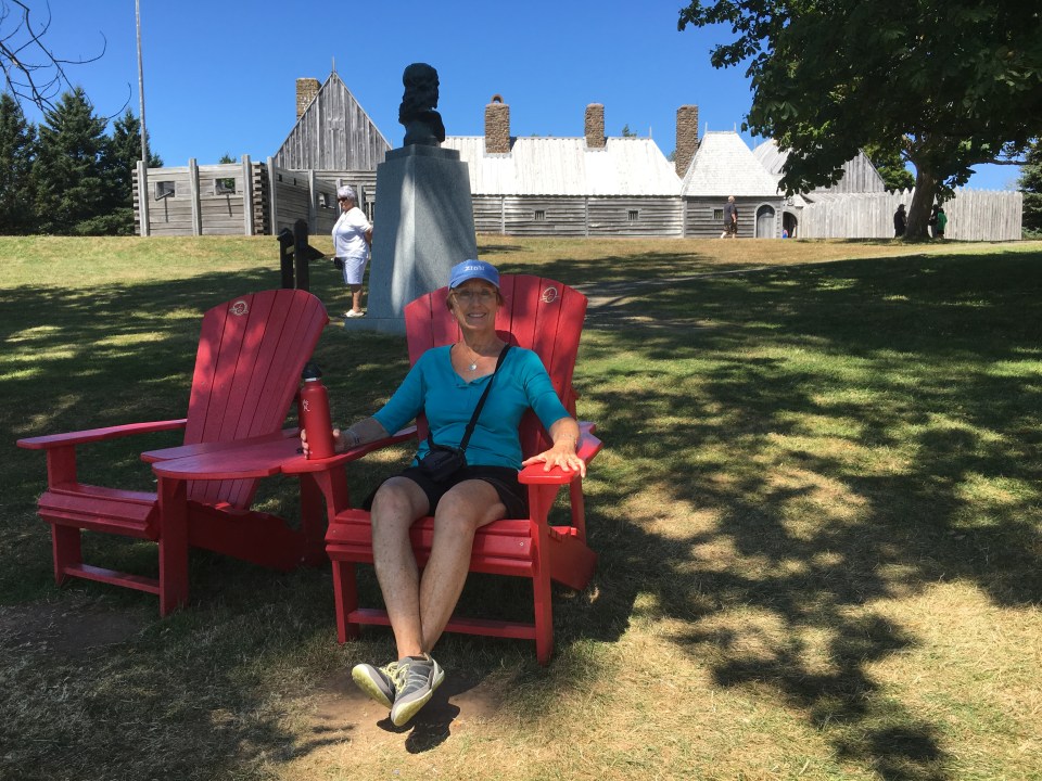 Port Royal National Park, Nova Scotia - red chair
