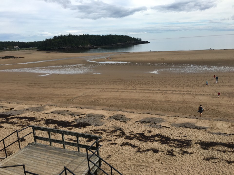 New River Beach Provincial Park - low tide