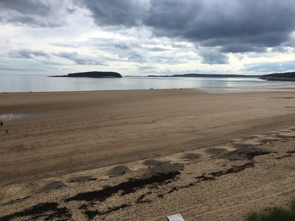 New River Beach Provincial Park - tide out