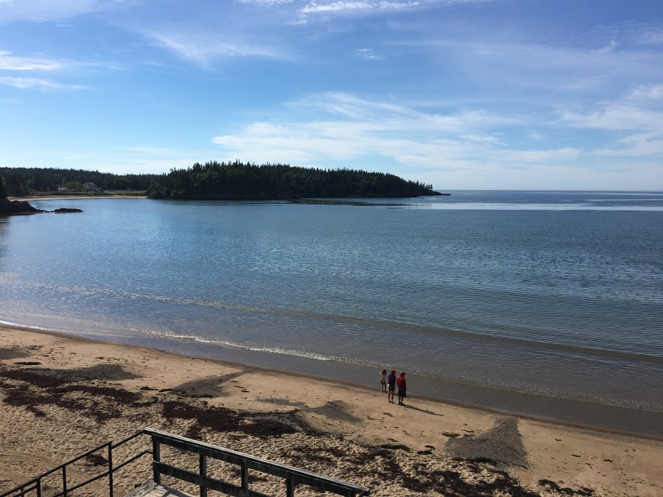 New River Beach Provincial Park - high tide
