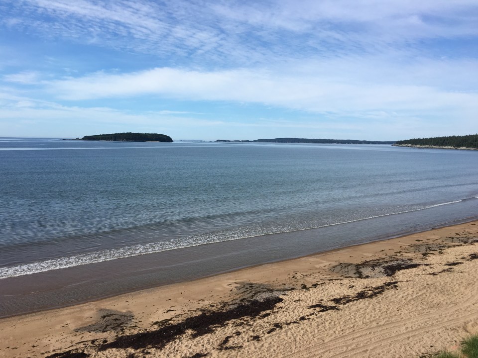 New River Beach Provincial Park - high tide