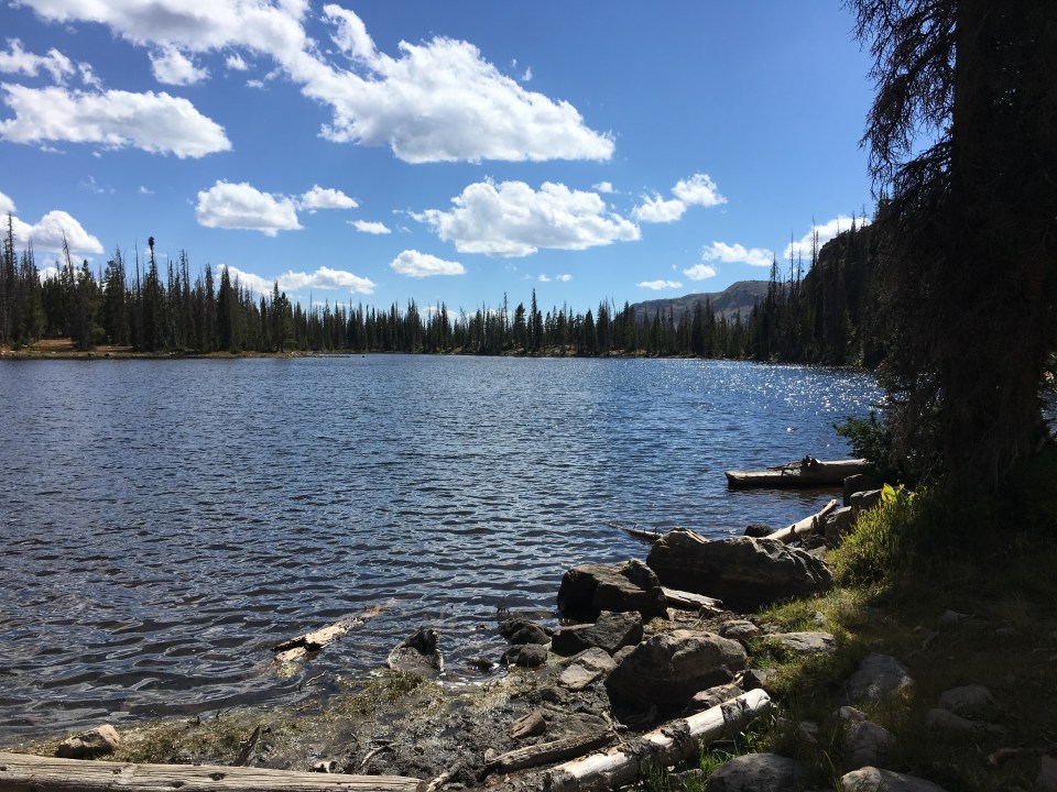 Uinta Mountains, Utah, Crystal Lake Trail hike